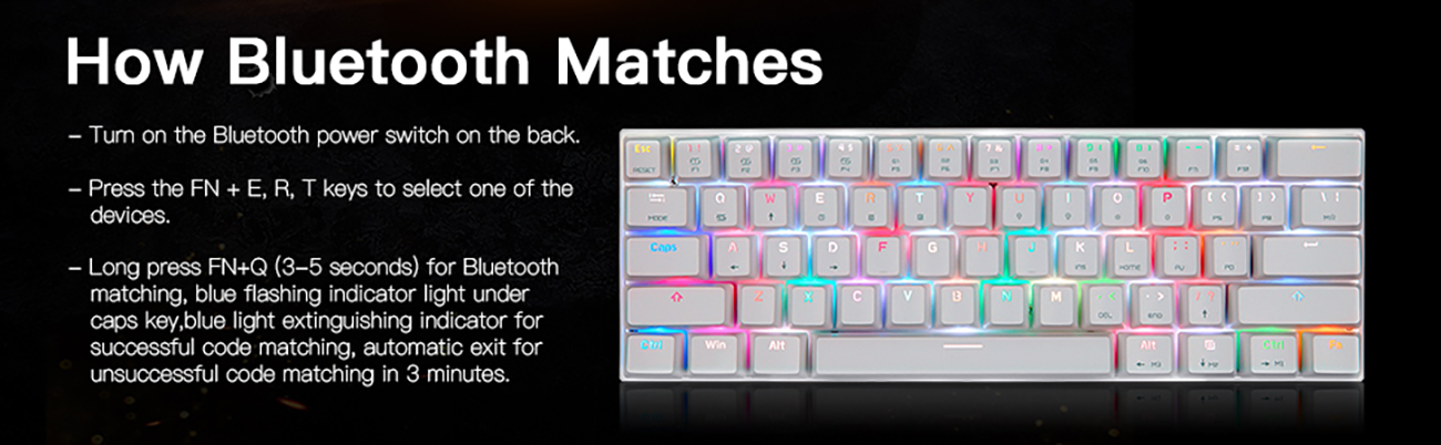 En Joy MOTOSPEED Mechanical Keyboard CK62